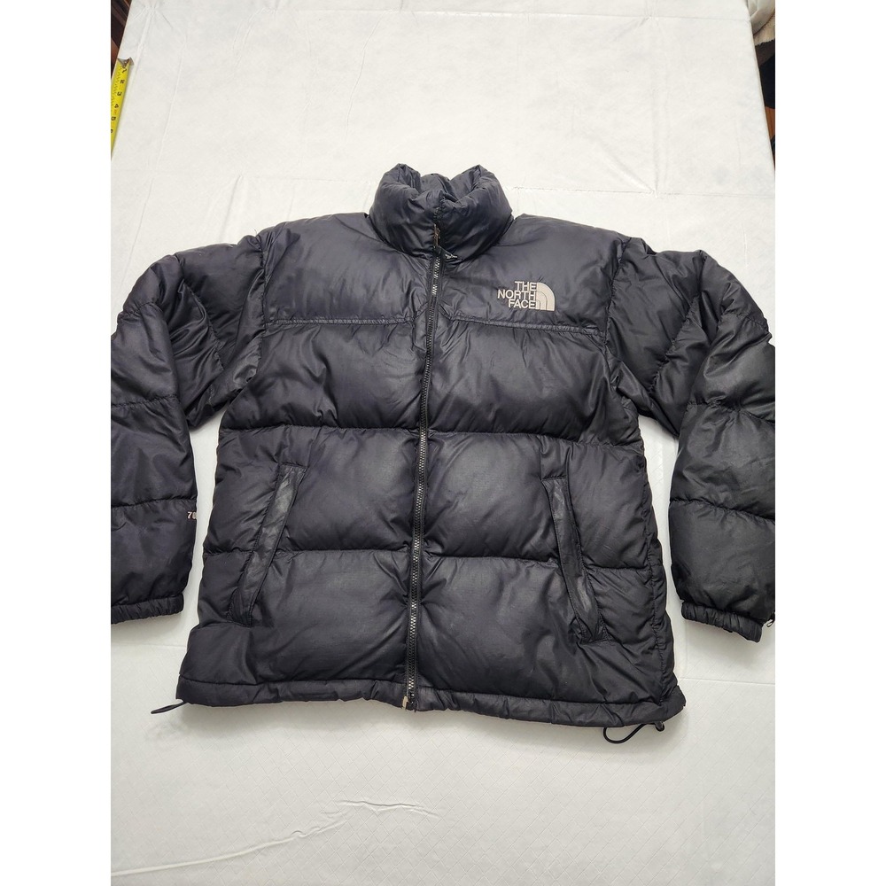 Vintage The North Face Nuptse 700 Down Jacket Mens Medium Black Puffer F05 A187‎